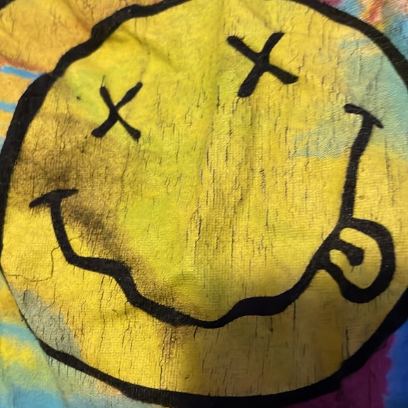 Nirvana T-shirt SIZE: Small *OVERSIZED* Dark Grey - Picture 2 of 3